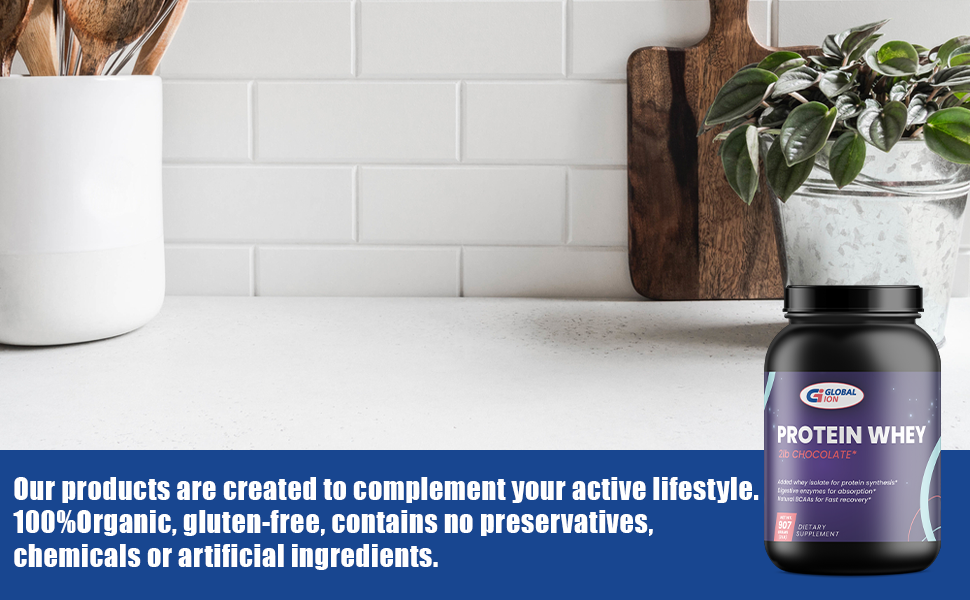 Global Ion Whey Protein Chocolate supplement facts