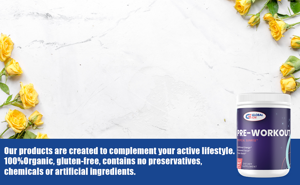 Global Ion Pre-Workout Tropical Sunrise supplement facts