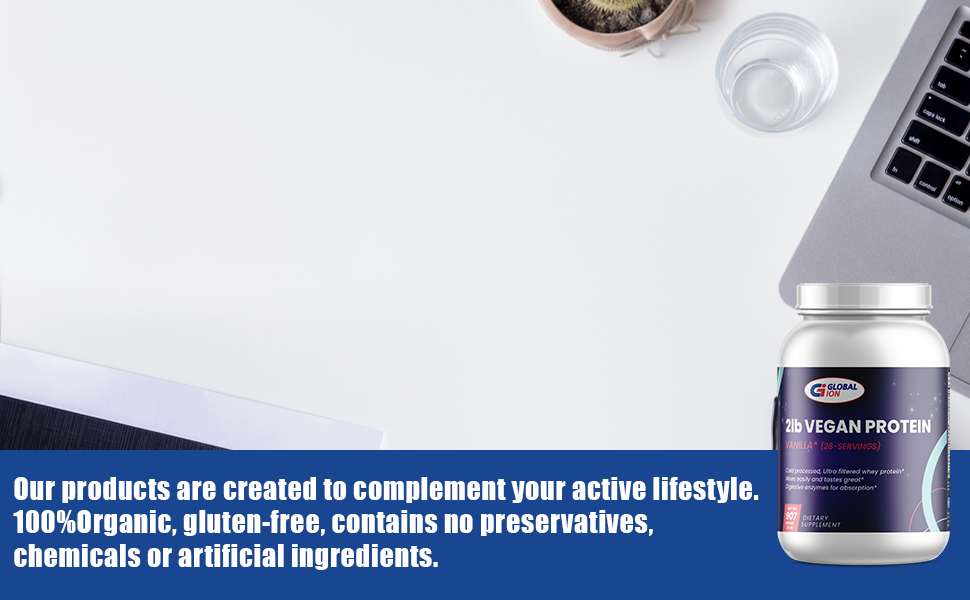 Global Ion Vegan Protein Vanilla supplement facts