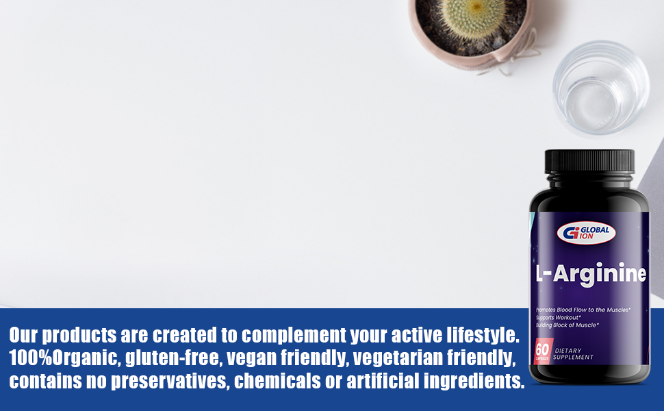 Global Ion L-Arginine supplement facts