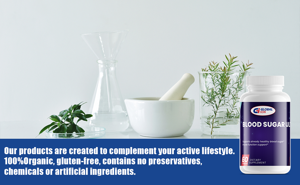 Global Ion Blood Sugar Ultra supplement facts
