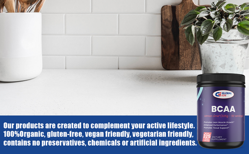 Global Ion BCAA Lemon Lime supplement facts